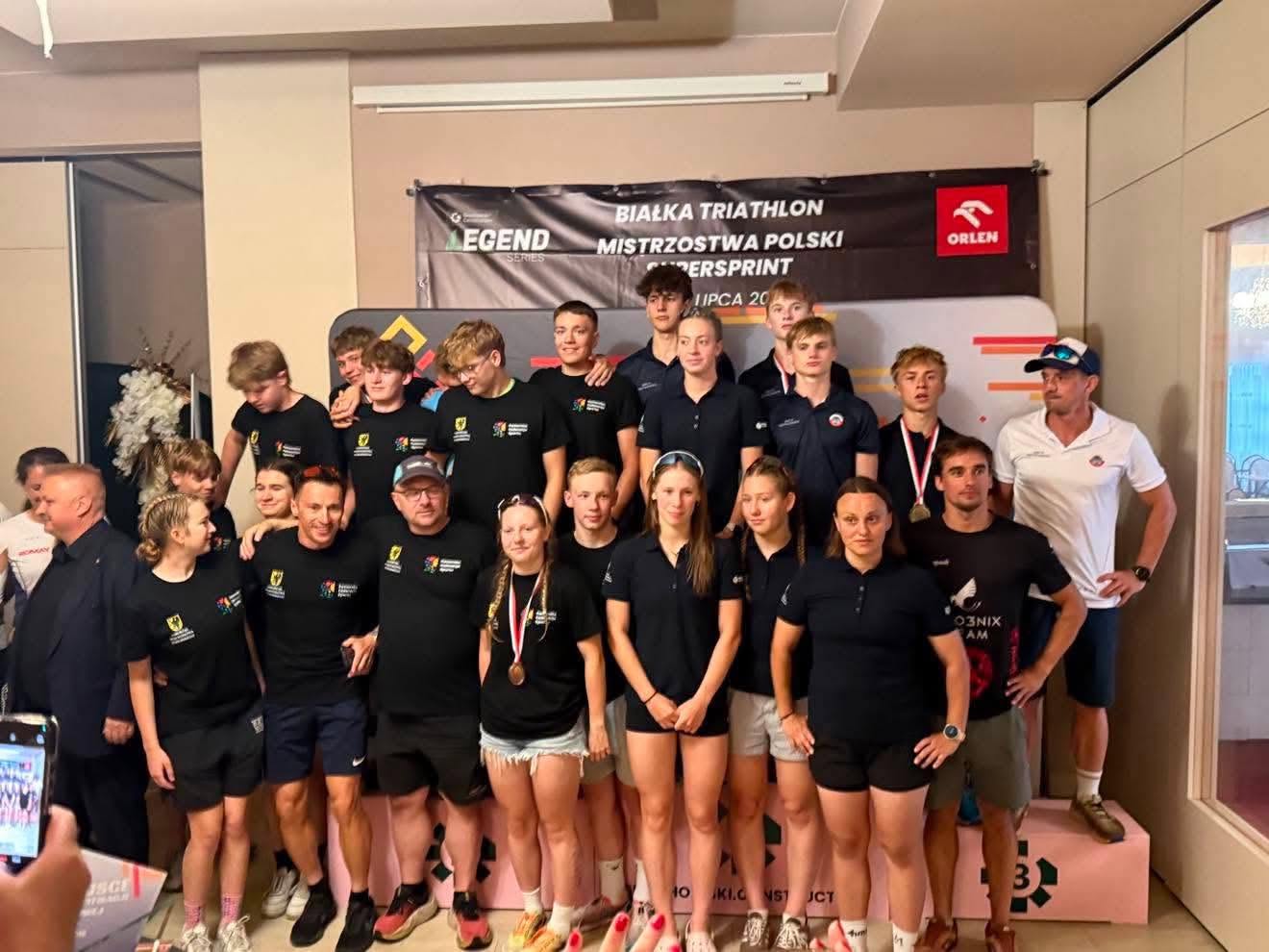 Reprezentacja Wielkopolski podczas Ogólnopolskiej Olimpiady Młodzieży w Triathlonie 2026